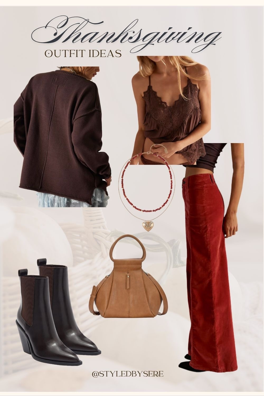 Thanksgiving in Spiced Cocoa Tones 🍁
This holiday, wrap yourself in warmth with rich ‘spiced cocoa’ hues — think deep browns, cinnamon, and hints of caramel. Whether it’s a cozy knit dress, tailored trousers, or a soft wool coat, these tones bring instant sophistication and that seasonal glow.
✨ Stylist tip: layer different shades of brown for a luxe, monochromatic moment that feels effortlessly polished.
Ready to find your perfect fall palette? 💌 DM me to create your signature spiced cocoa Thanksgiving look. #ThanksgivingStyle #FallFashion #PersonalStylist 

#LTKHoliday #LTKSeasonal #LTKStyleTip