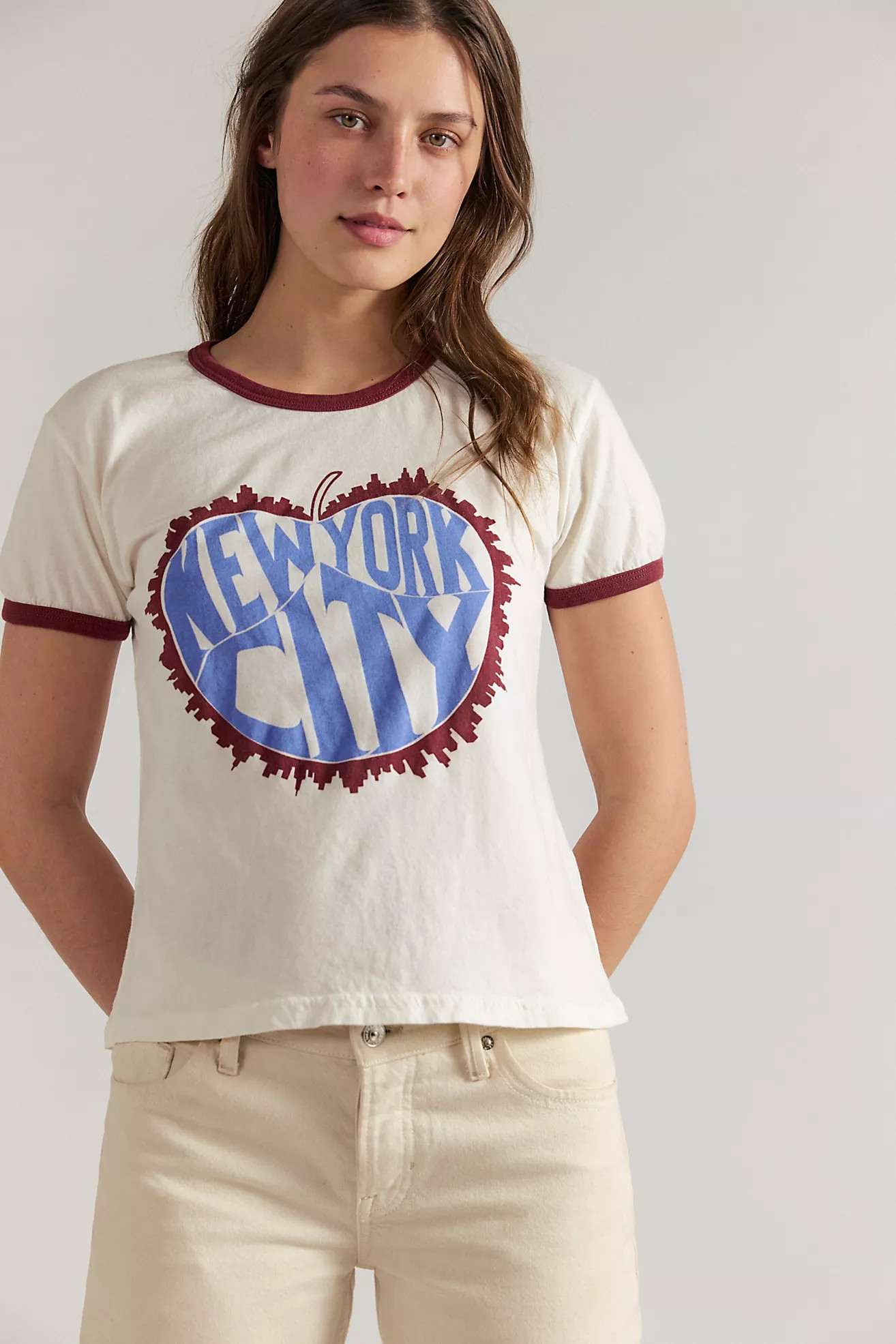 Original Retro Brand New York City Ringer Tee | Free People (Global - UK&FR Excluded)