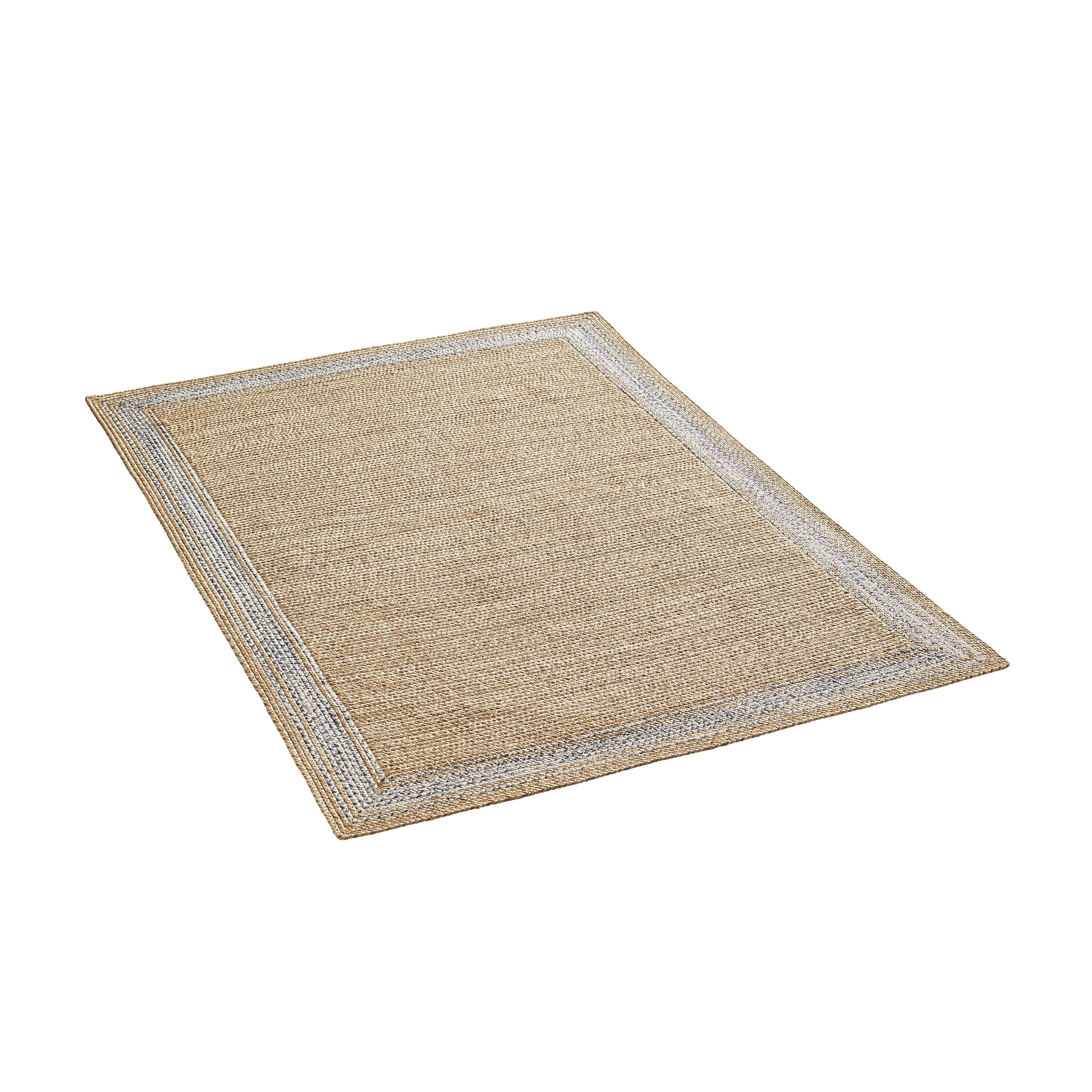 Better Homes & Gardens Denim Natural Braided Rug by Dave & Jenny Marrs, 5' x 7' - Walmart.com | Walmart (US)