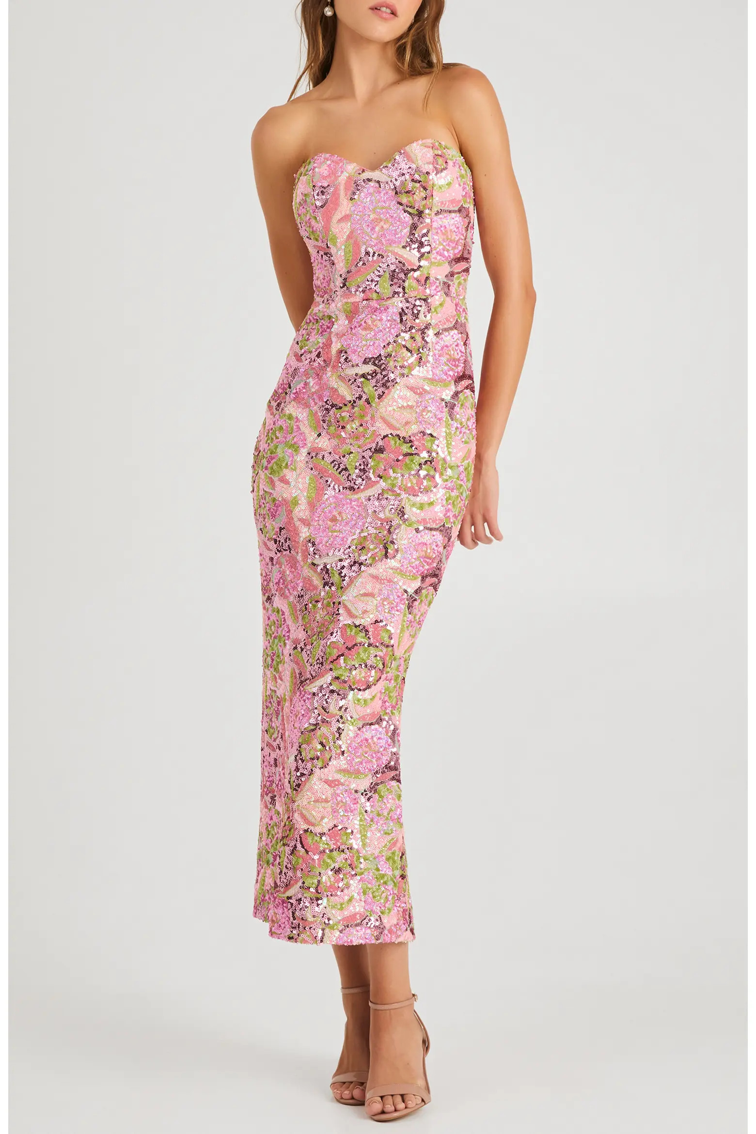 Monique Sequin Strapless Gown (Women) | Nordstrom | Nordstrom