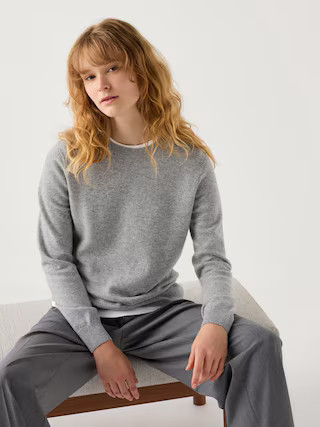 Women's Cashmere Sweater Gray XS UNIQLO US | UNIQLO (US)