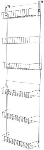 Lavish Home (White) 6-Tier Adjustable Pantry Shelves and Door Rack for Home Organization and Stor... | Amazon (US)