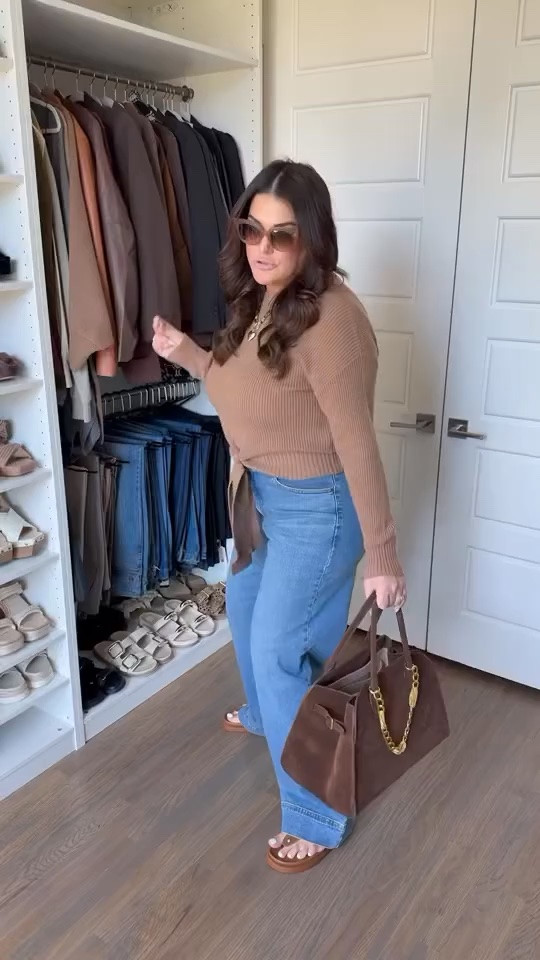 Jeans: 12 Long
Sweater: Large
Purse: Large Coffee
Chain: Yellow Gold Small 17" 

These are the kind of Amazon finds that make getting dressed so easy. 🤎

I cannot get over these wide leg jeans—they’re incredibly flattering, have the perfect relaxed fit. I paired them with this adorable tie front sweater, and together they make such an effortless everyday outfit for late summer and fall.

If you’ve been looking for Amazon fashion finds, comfortable jeans, fall outfit ideas, or affordable wardrobe staples, this is one you’ll want to grab.

#AmazonFashion #WideLegJeans #FallOutfitIdeas #AmazonStyle #AffordableFashion

#LTKMidsize #LTKootd #LTKgrwm #LTKootd #LTKgrwm #LTKMidsize

#LTKootd #LTKSeasonal #LTKMidsize