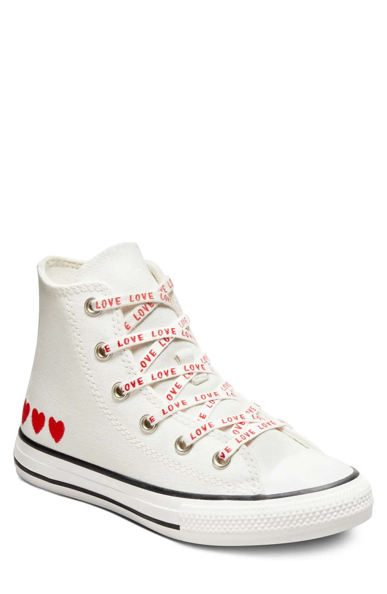 Converse Chuck Taylor(R) All Star(R) High Top Sneaker in Vintage White at Nordstrom, Size 2 M | Nordstrom