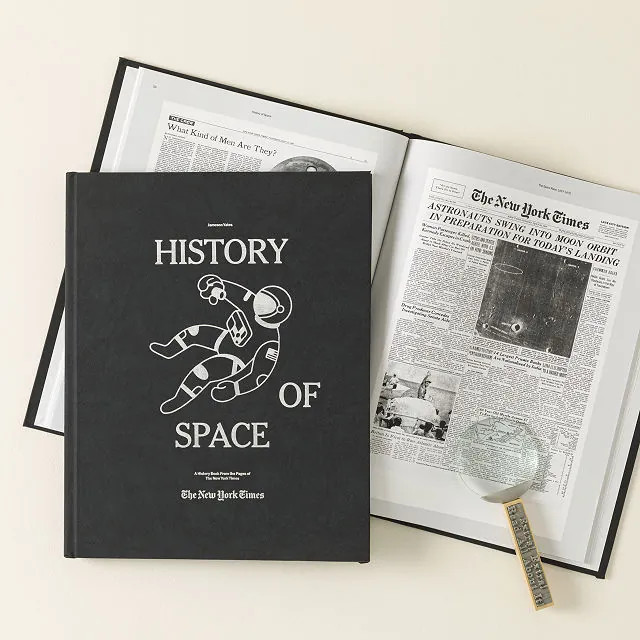 New York Times Custom Space History Book | UncommonGoods