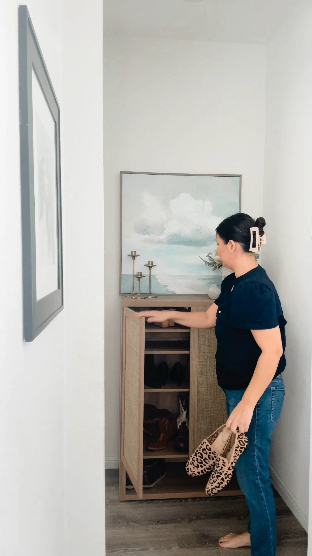 A major clutter culprit at our house…shoes! I knew we needed a place to add shoe storage, but I wanted it to look pretty in my space too. Enter this tall shoe storage from Wayfair. Now there is a place for the shoes and it filled an awkward space in our home perfectly! Don’t let shoes take over your home. 

#LTKHome