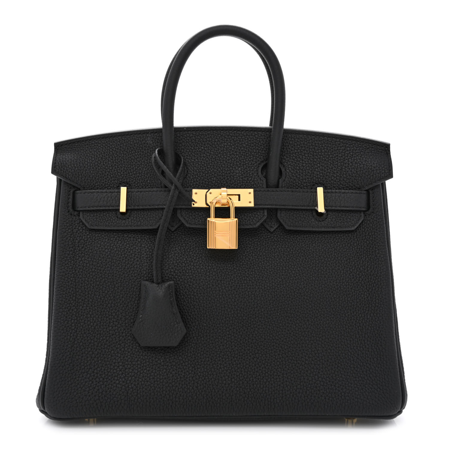 Togo Birkin 25 Black | FASHIONPHILE (US)