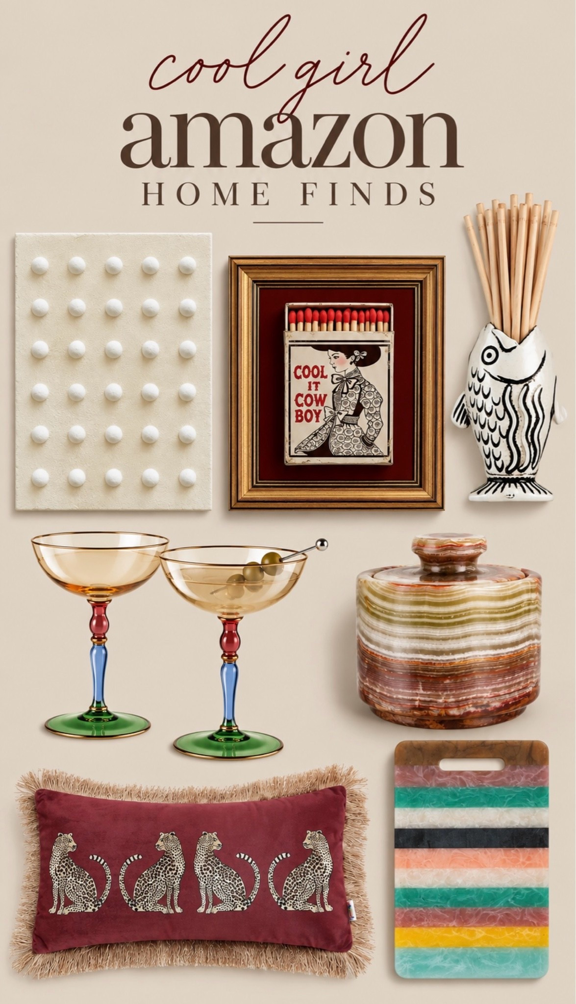 Cool girl amazon home finds! Eclectic home decor, home decor inspo, interior design, styling home

#LTKdayinmylife #LTKHome