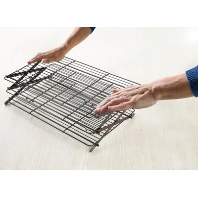 3-Tier Collapsible Cooling Rack For Baking, Expandable & Foldable Cookie Cooling Wire Rack | Wayfair North America