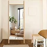 Amazon.com: NeuType Full Length Mirror, 65"x22" Solid Wood Ladder Wall-Mounted Mirror, Floor Mirr... | Amazon (US)