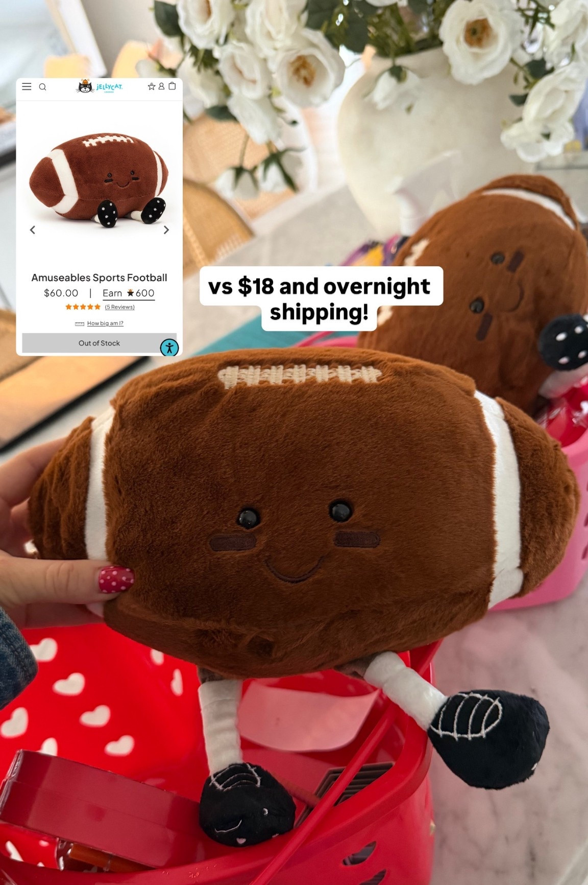 Cutest football stuffy jelly cat look alike for a fraction of the price! 

#LTKSaleAlert #LTKKids #LTKmomlife