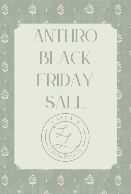 Anthropologie’s Black Friday sale is live!!! Linked so many favorites and gift ideas! 

#LTKHoliday #LTKGiftGuide #LTKCyberWeek