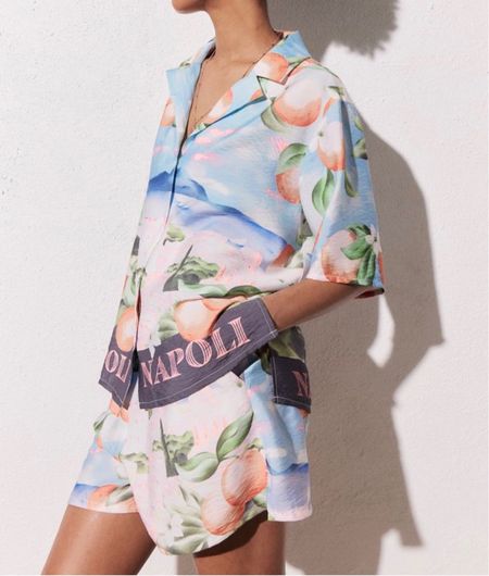 Tropical print shirt and shorts matching set 😍 summer outfit beach vacation outfit 

#LTKfindsunder50 #LTKSeasonal #LTKstyletip