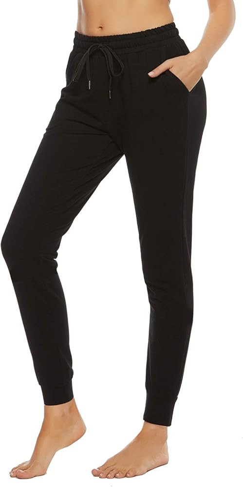 Women's Sweatpants Yoga Joggers Athletic Workout Track Pants with Pockets | Amazon (US)