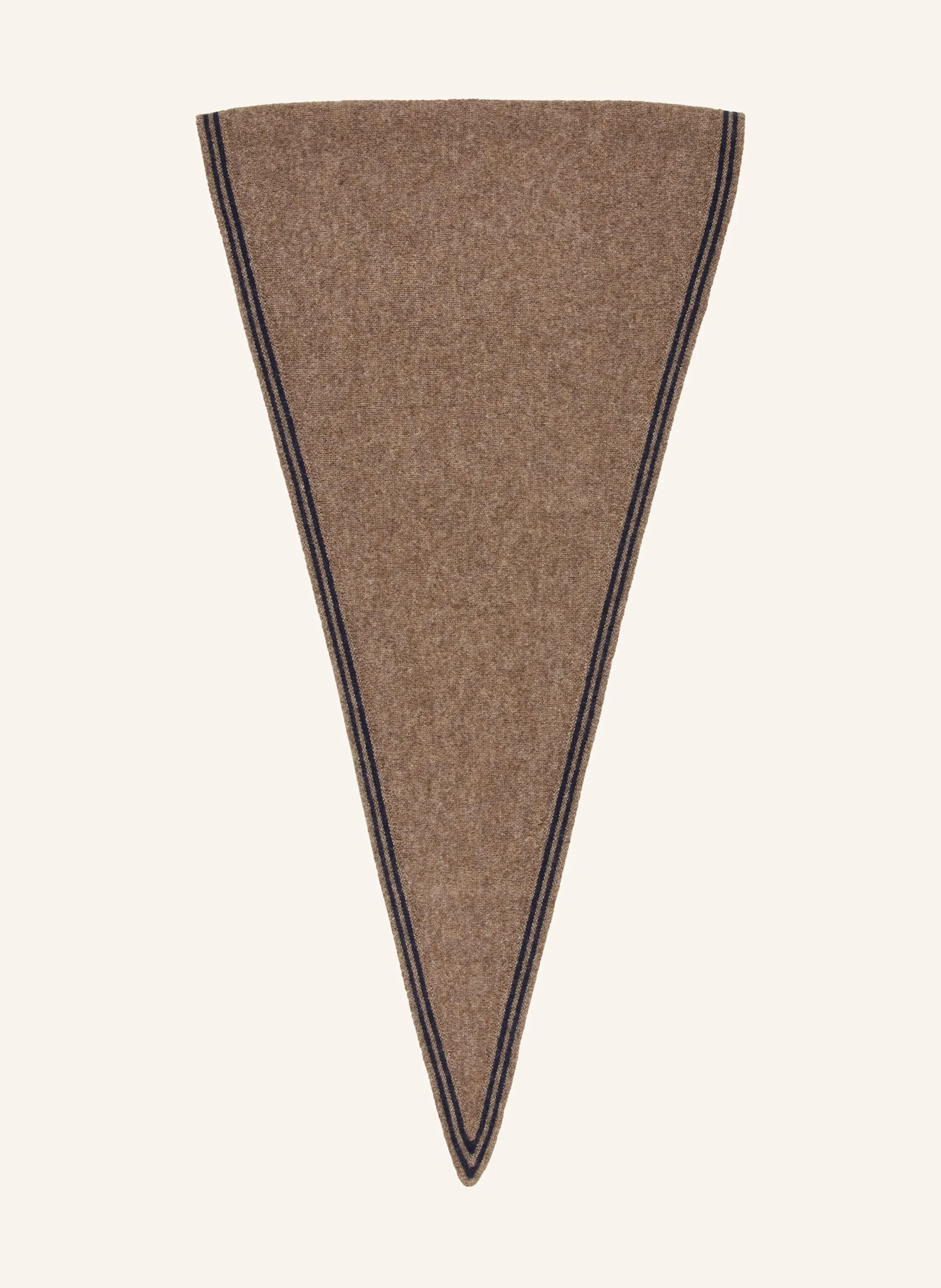 Oats & Rice Dreieckstuch BRONTE aus Cashmere in taupe/ dunkelblau | Breuninger (DACH)