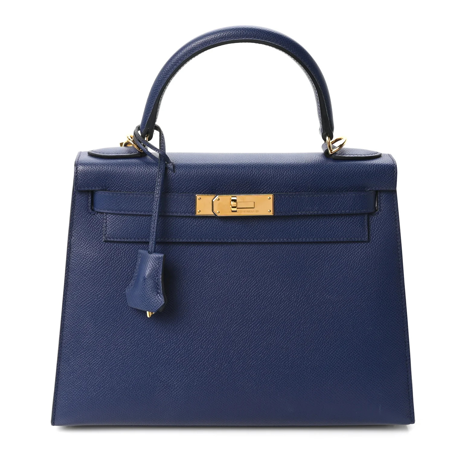 Epsom Kelly Sellier 28 Bleu Saphir | FASHIONPHILE (US)