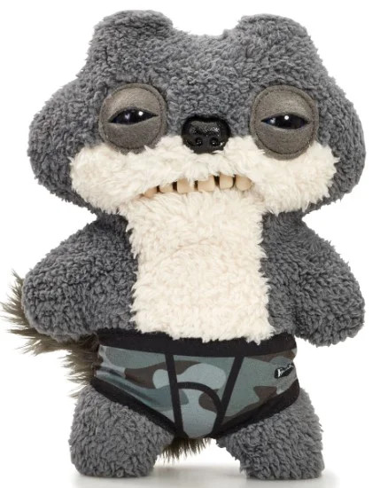Budgie Fuggler Sketchy Squirrel - Grey | Walmart (US)