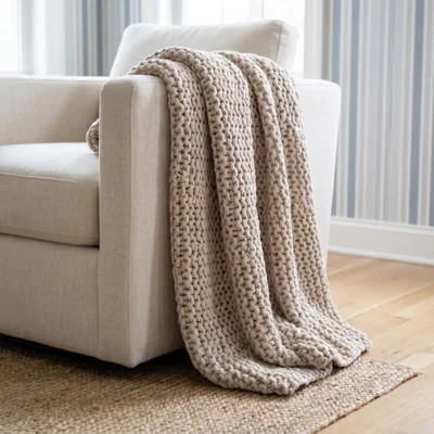 Finn Hand Knit Throw | Wayfair North America