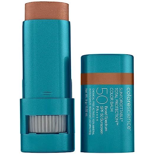 Colorescience Sunforgettable Total Protection Color Balm SPF 50, Mineral, Broad Spectrum, Buildab... | Amazon (US)