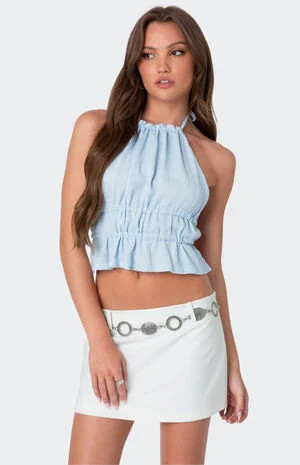 Edikted Double Drawstring Backless Top | PacSun