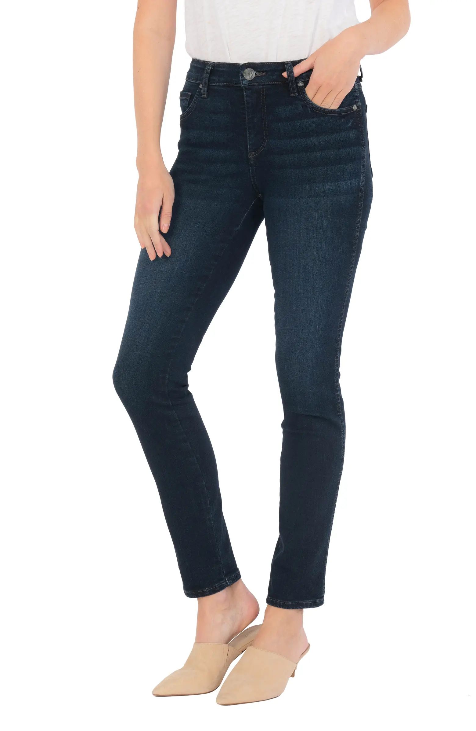 KUT from the Kloth Diana Ab Fab High Waist Relaxed Skinny Jeans | Nordstrom | Nordstrom