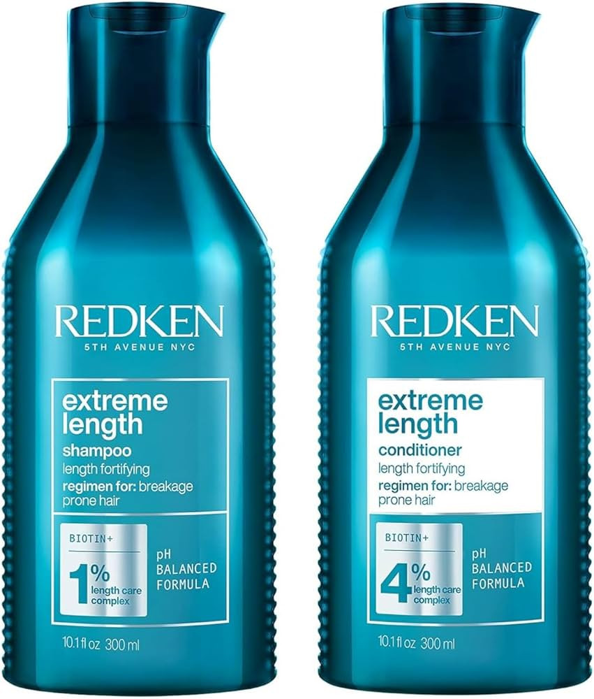 Redken Extreme Length Biotin Shampoo & Conditioner Set For Longer Hair \u2013 Promotes Healthy Ha... | Amazon (US)