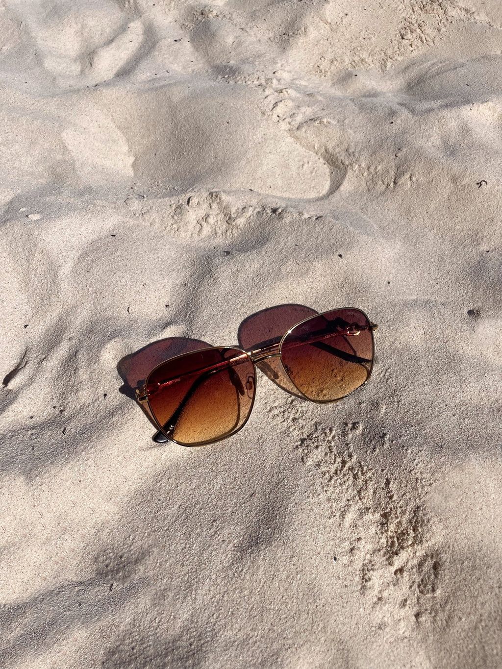 FREYRS Eyewear - Lea Gold Brown Sunglasses | Mod&Soul