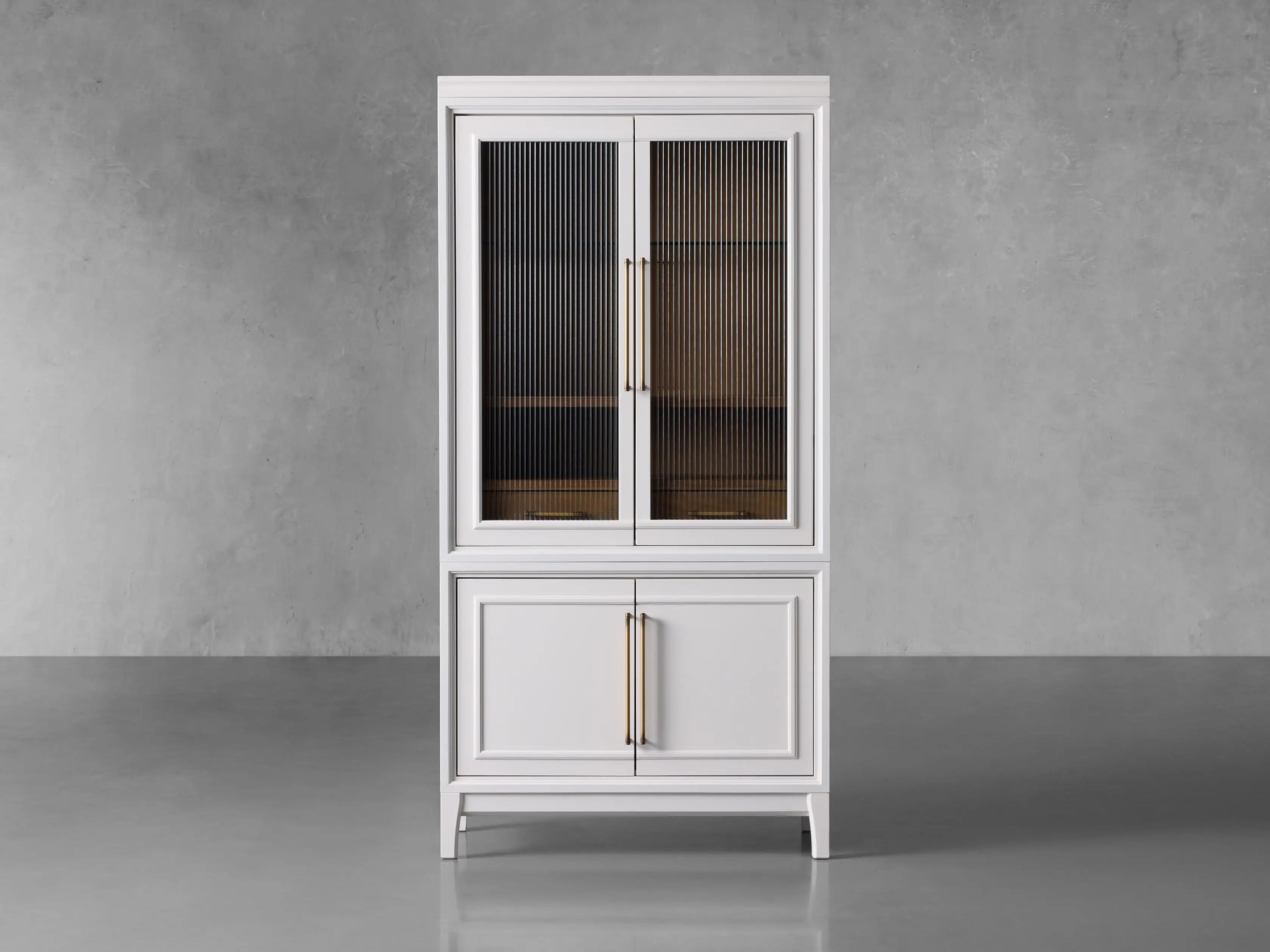 Rowan Modular Reeded Glass Bar | Arhaus