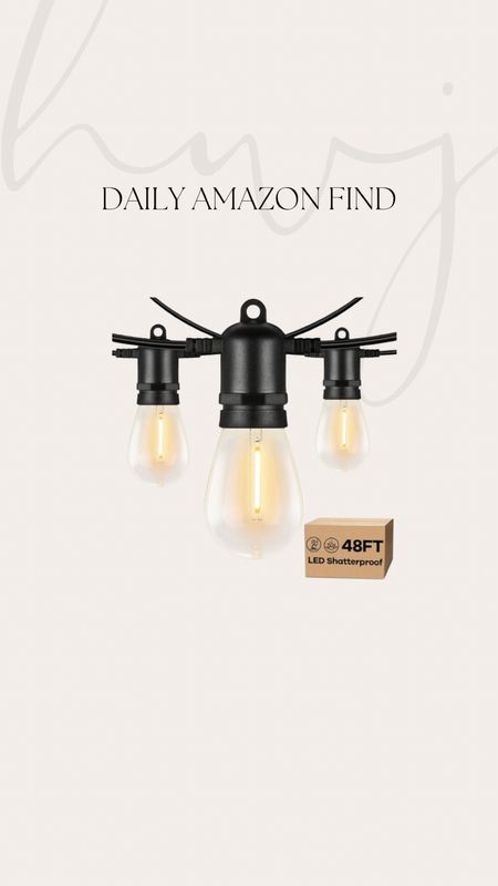 Amazon Daily Deal
LED Outdoor Shatterproof Vintage Edison Bulbs String Lights 28% Off

#LTKhome #LTKSeasonal #LTKsalealert