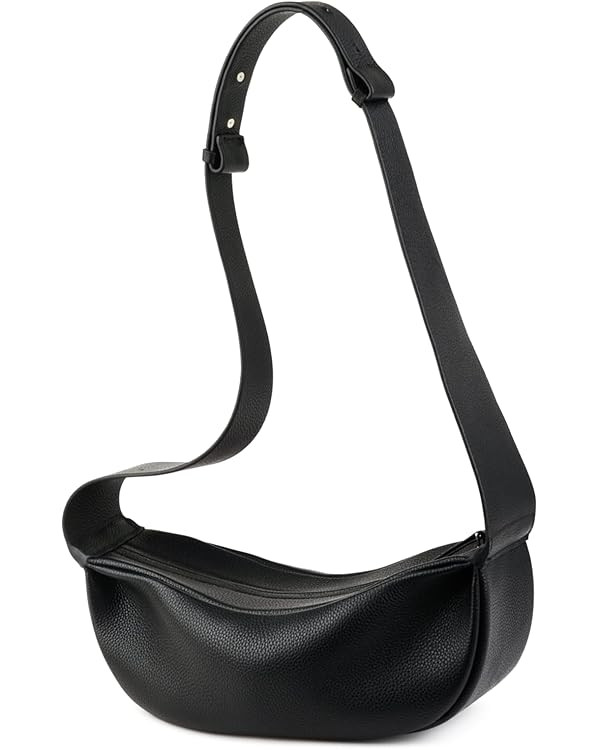 Genuine Leather Crossbody Bags for Women Sling Bag Crescent Half Moon Shoulder Bag Adjustable Str... | Amazon (UK)
