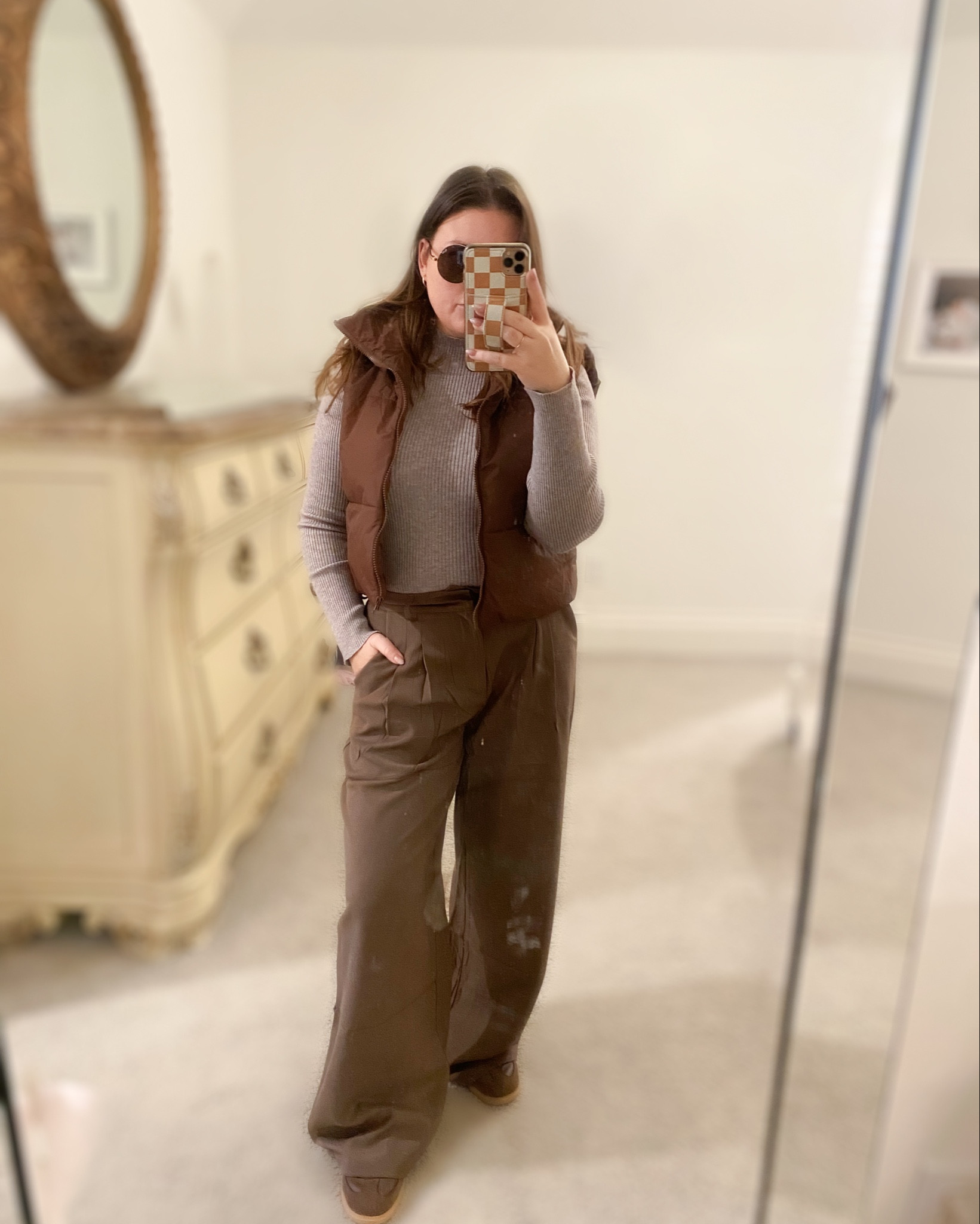 This monochromatic fit is both comfy and a mix between casual and office worthy. The trousers paired with the sambas 😍😍 

#LTKFindsUnder100 #LTKWorkwear #LTKStyleTip