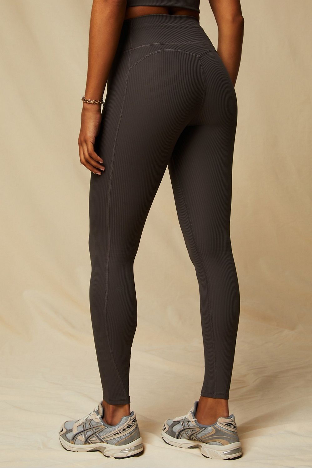 Oasis Rib High-Waisted Legging | Fabletics - North America