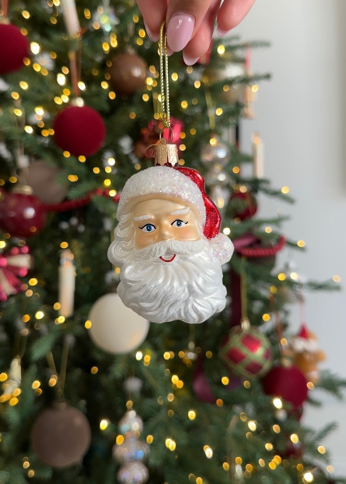 Vintage santa ornament 

#LTKHome #LTKSeasonal