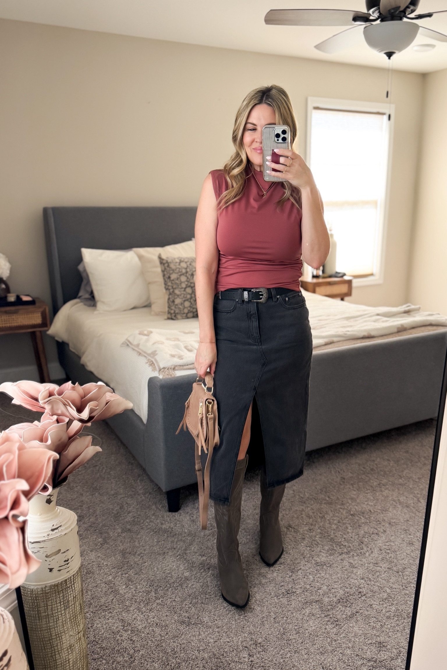 I’m going to be showing this shirt a lot! And these boots. 

#LTKover40 #LTKSpringSale #LTKstyletip