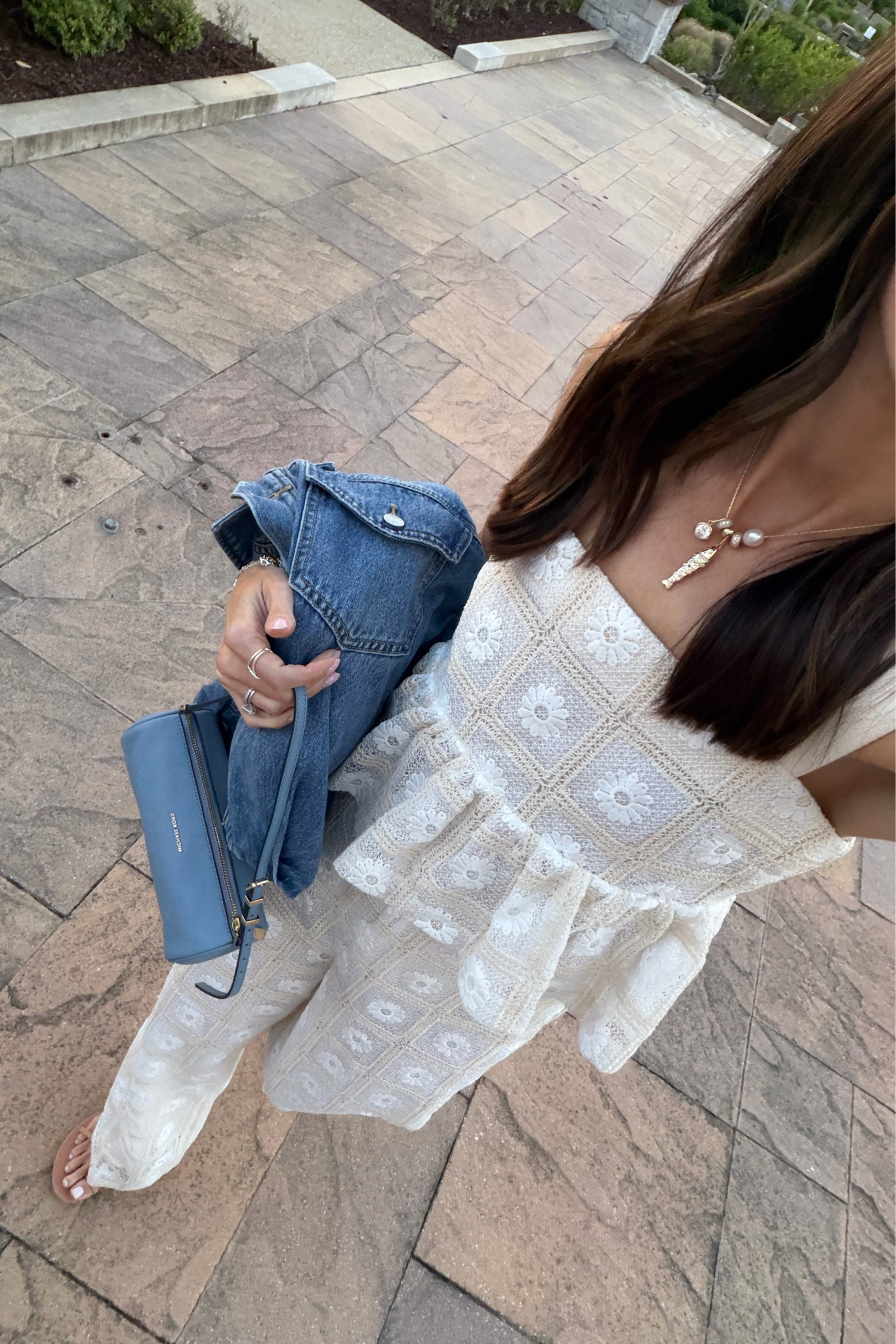 Lots of compliments on this set! So pretty and fun to wear to a spring/summer special occasion when you don’t feel like wearing a dress! 

—Wearing my true size S in both the top & pants 
—Size up in sandals 

#LTKTravel #LTKootd #LTKSeasonal