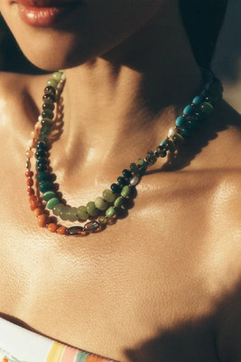Rainbow Stone Necklace | Anthropologie (US)