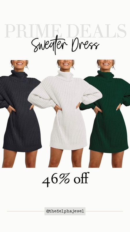 Amazon sweater dresses are 46% off today



#LTKSeasonal #LTKunder50 #LTKHoliday