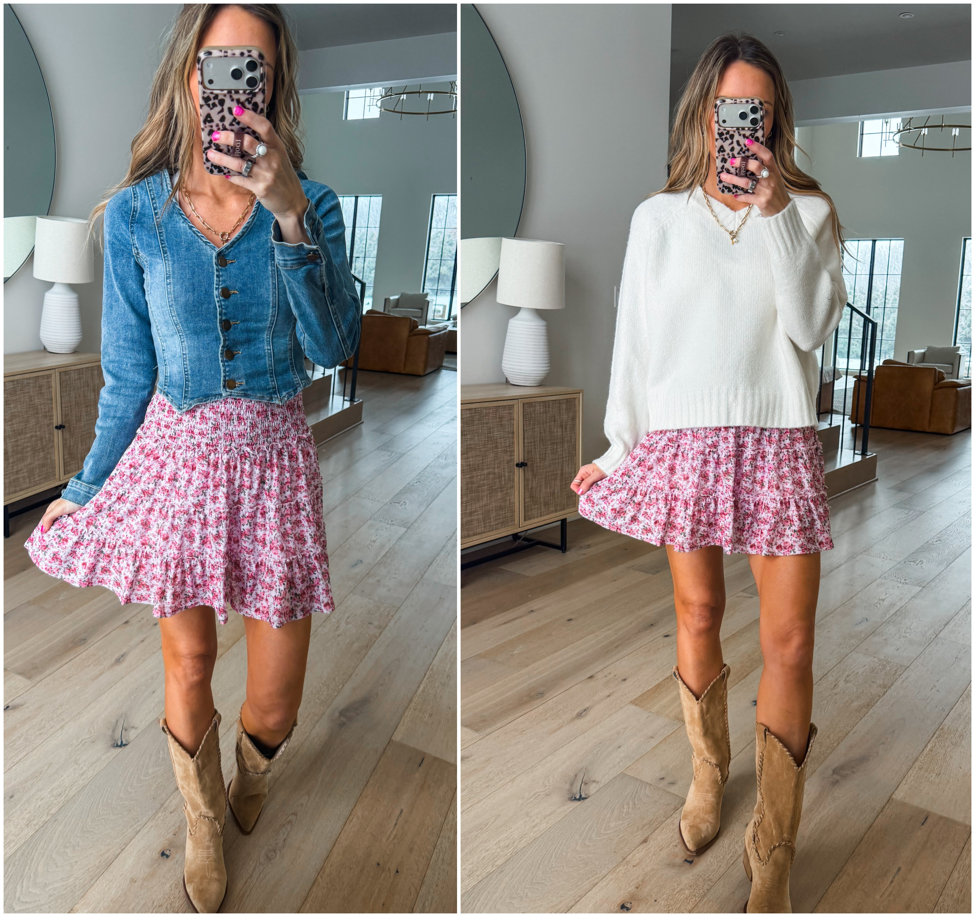 Spring layers 2 ways! 🌸💕🤍

#LTKgrwm #LTKdayinmylife #LTKootd