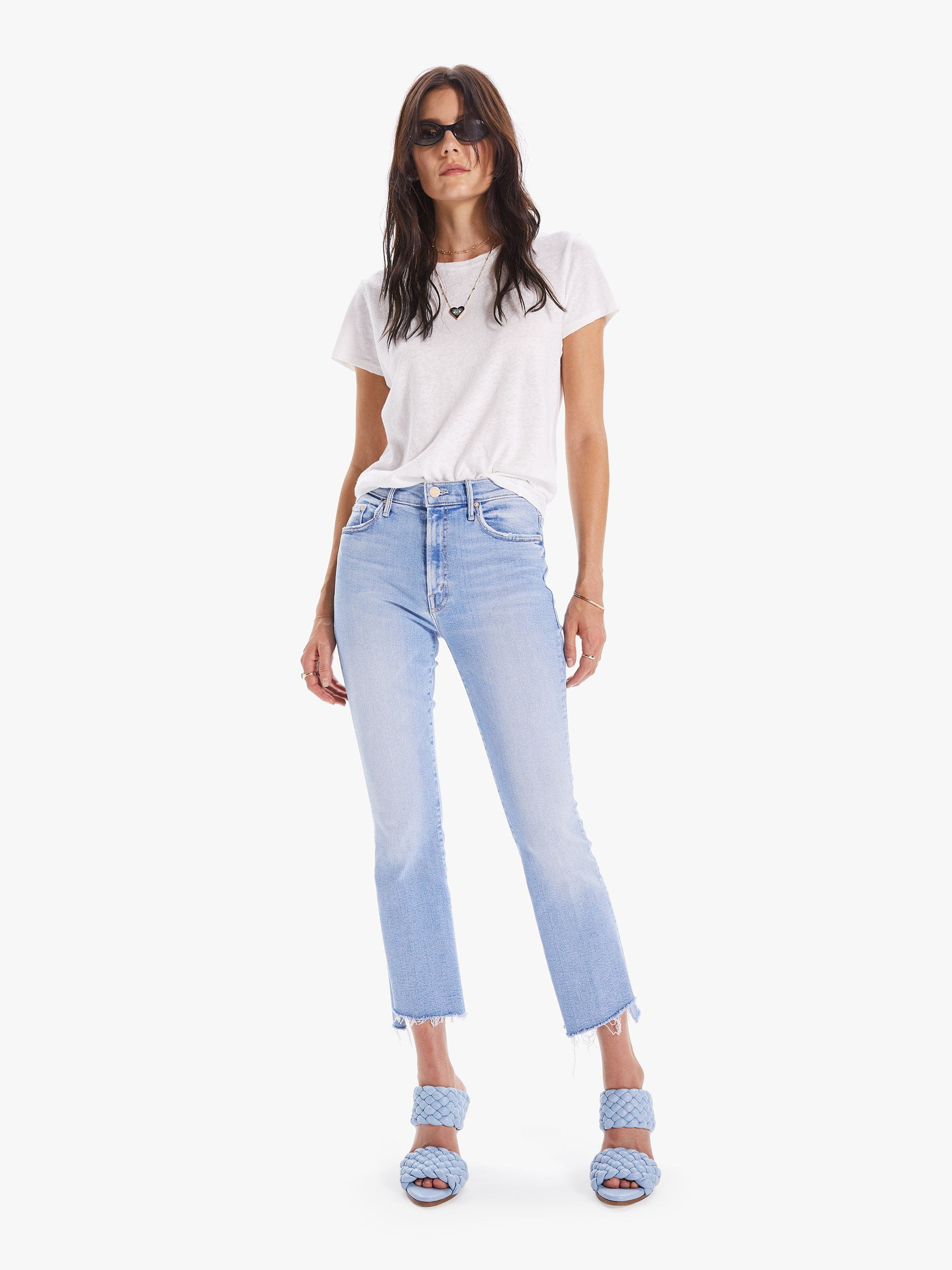 The Insider Crop Step Fray | Mother Denim
