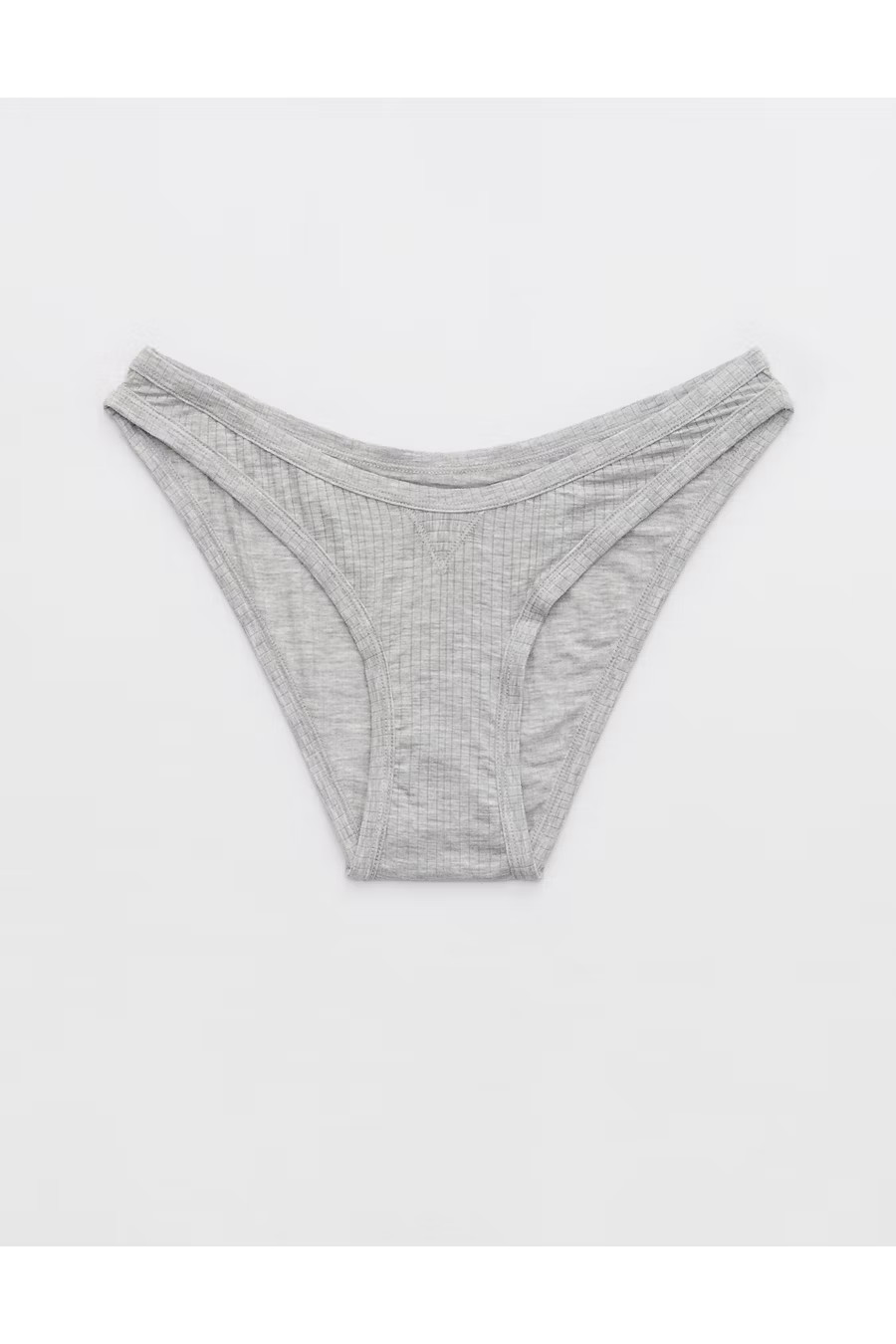 Superchill Modal Rib Bikini Underwear Women's Medium Heather Gray L | Aerie