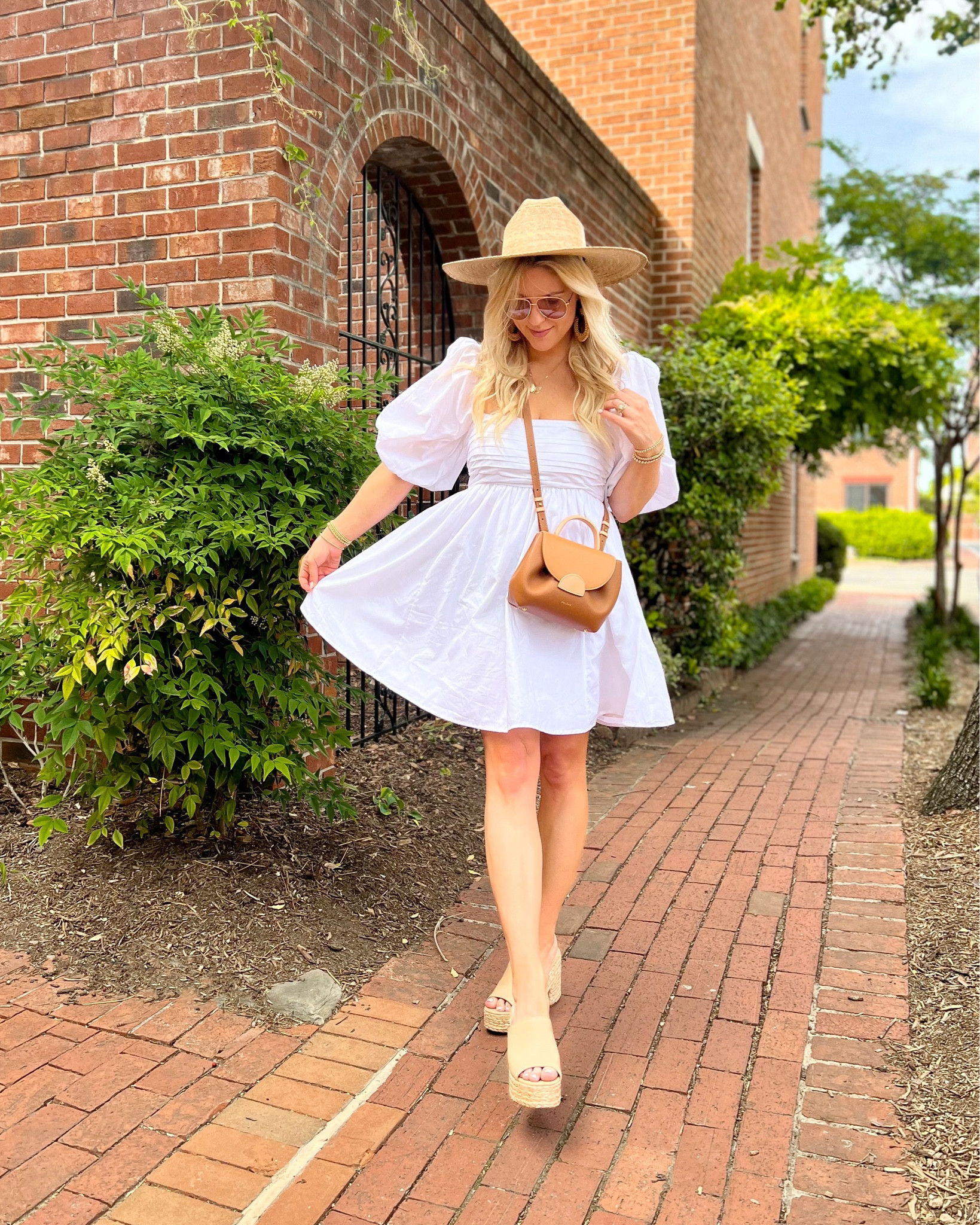 White Abercrombie puff sleeve mini dress / perfect for brides, bridal shower, bachelorette 

#LTKunder100 #LTKFind #LTKwedding