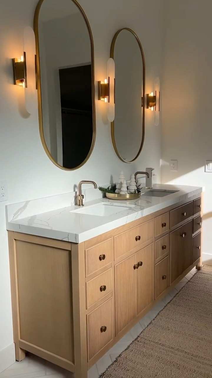 PART ONE primary bathroom reveal at the Flagstaff House! Linked mirror, faucet & sconces.

#LTKHome