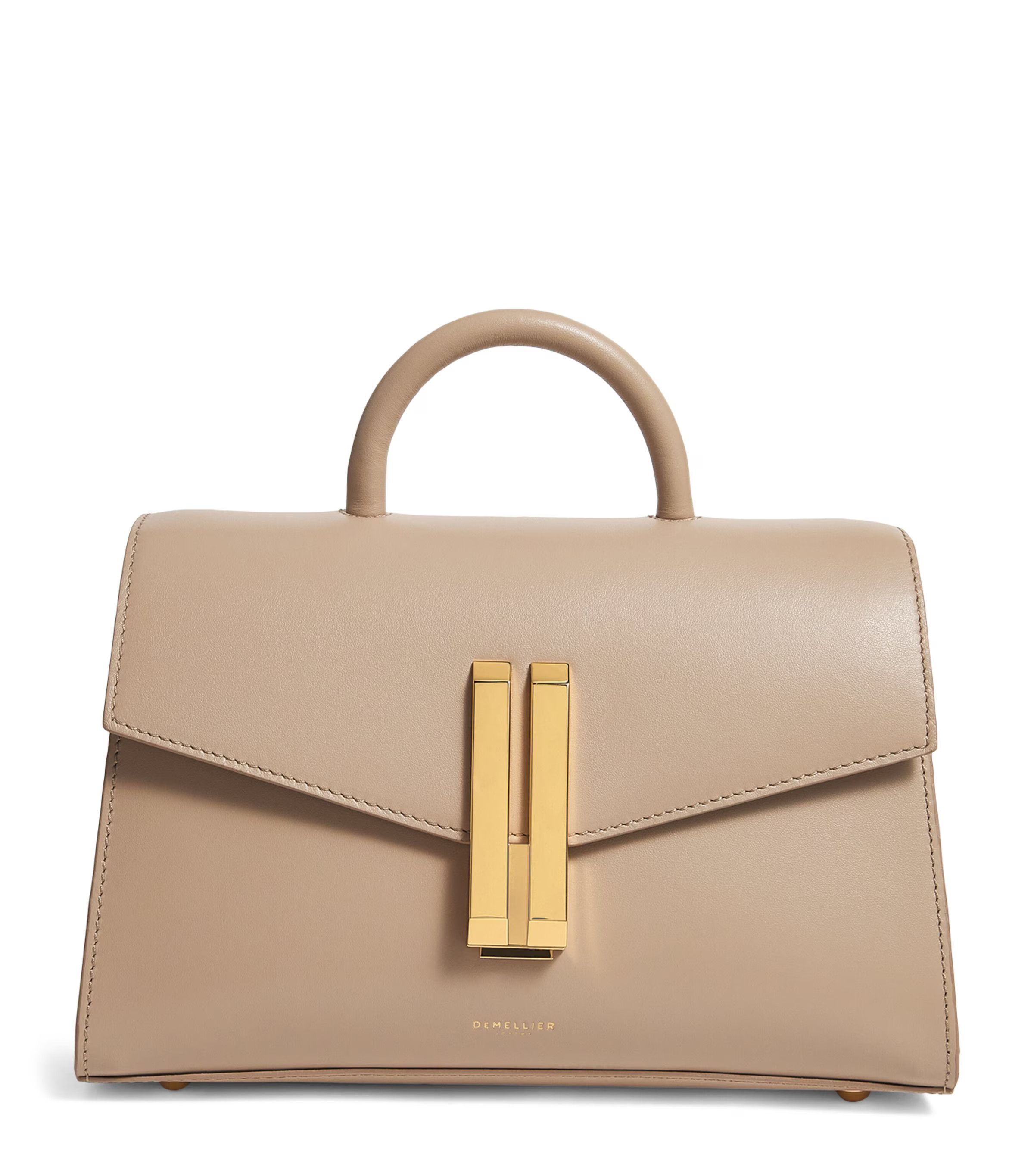 Demellier Midi Leather Montreal Top-Handle Bag | Harrods