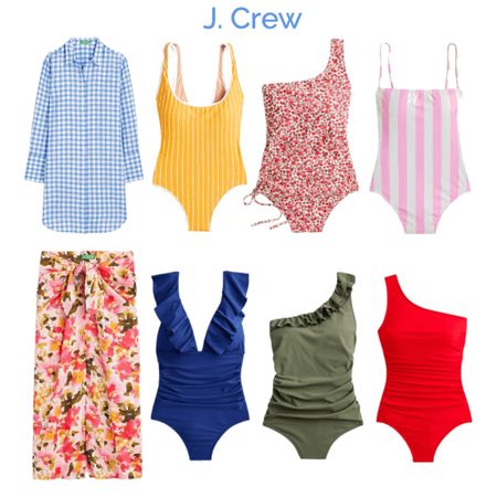 Check out these fab swimsuits from J.Crew! So ready for beach days!  #BeachBabe #JcrewSwim #SummerReady #Swimsuit #Coverups



#LTKswim #LTKover40