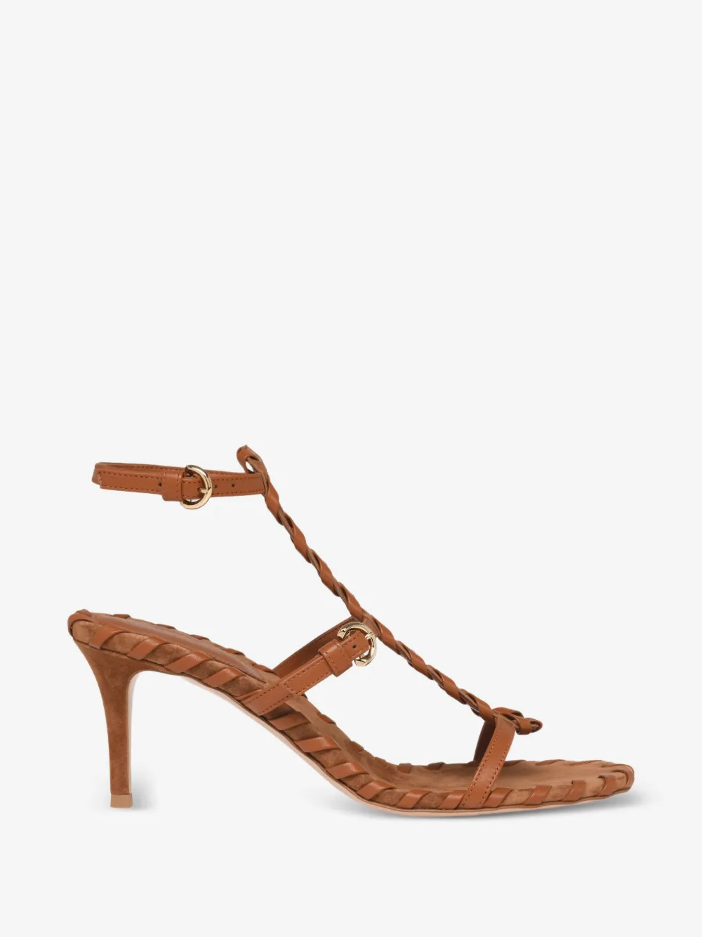 Gianvito Rossi braided strap sandals - Brown | Farfetch Global