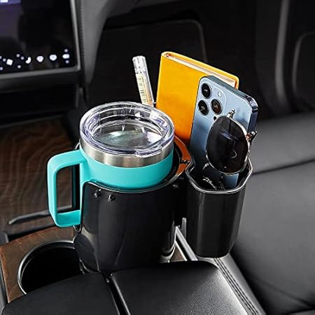 2 in 1 Multifunctional Car Cup Holder Expander Adapter with Adjustable Base,All Purpose Car Cup Hold | Amazon (US)