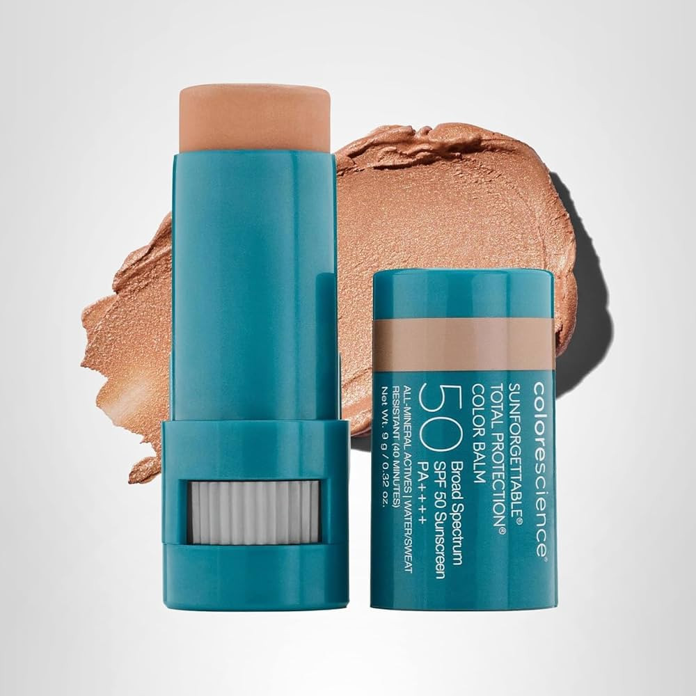 Colorescience Sunforgettable Total Protection Color Balm SPF 50, Mineral, Broad Spectrum, Buildab... | Amazon (US)