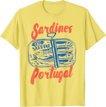 Sardines Tinned Fish Retro Graphic for Men Women T-Shirt | Amazon (US)