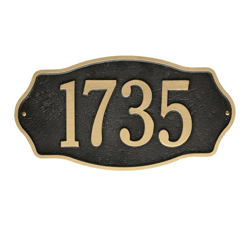 Hampshire 1-Line Wall Address Plaque | Wayfair North America