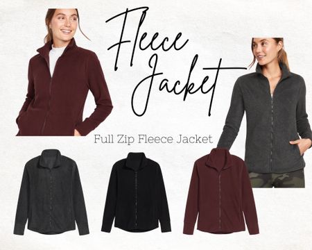 Solid basic fleece jackets that are super affordable. Full zip jackets!!!! 

#LTKunder50 #LTKsalealert